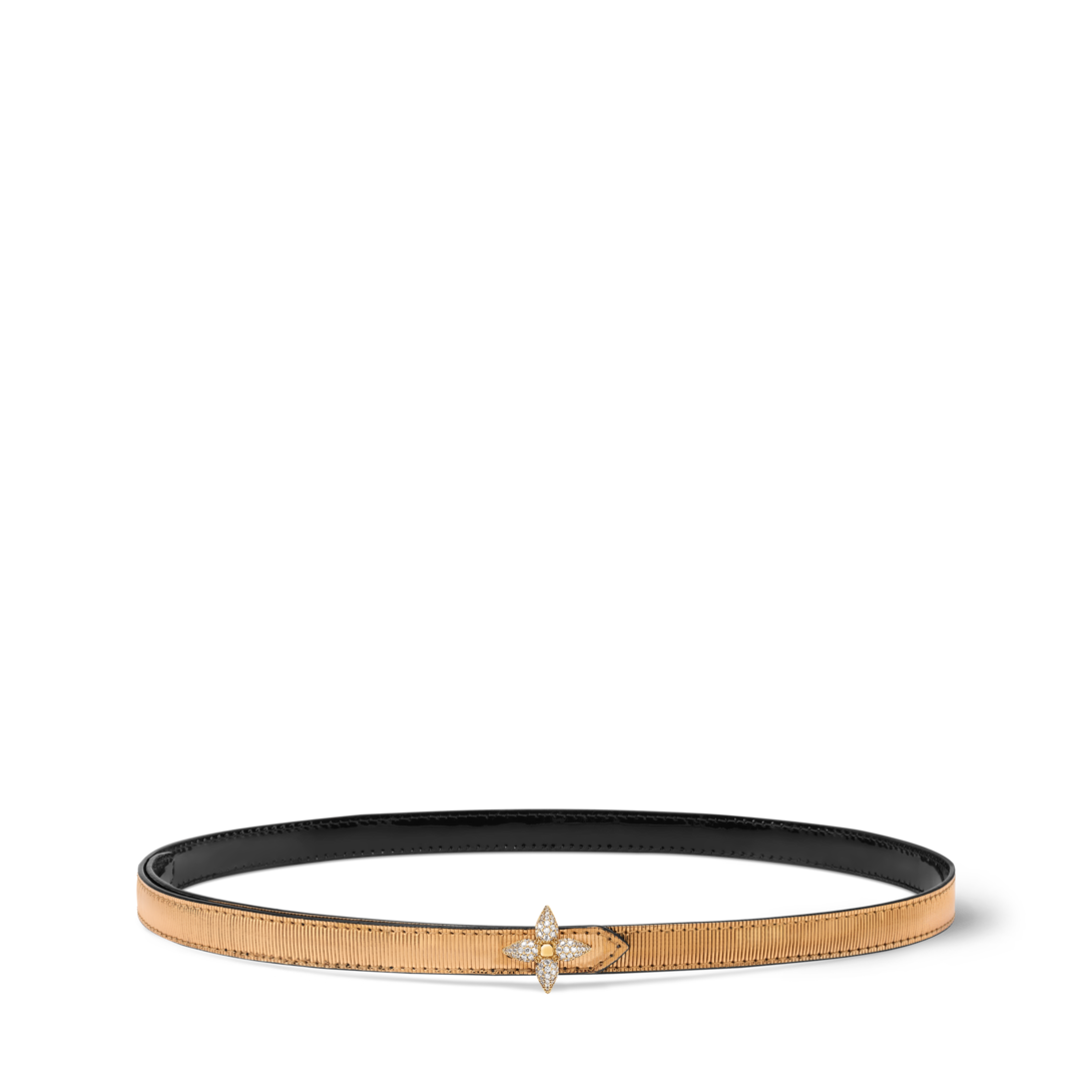 ベルト・ミニ フラワーグラム 15MM リバーシブル |ルイ ベルト・ミニ フラワーグラム 15MM リバーシブル |ルイ